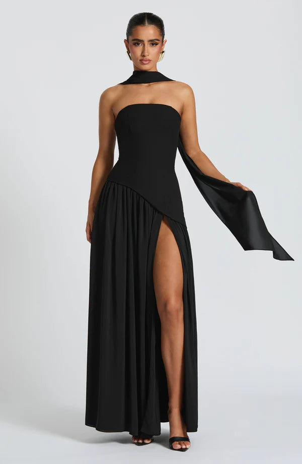 Melanie Strapless Maxi Dress