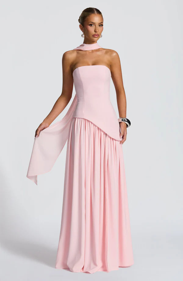 Melanie Strapless Maxi Dress