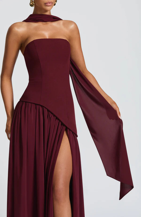 Melanie Strapless Maxi Dress