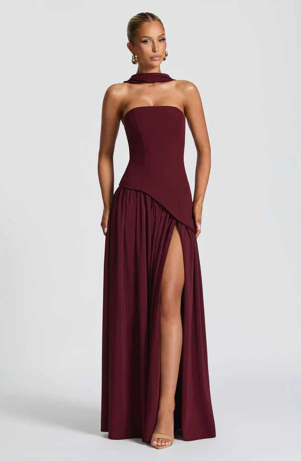 Melanie Strapless Maxi Dress