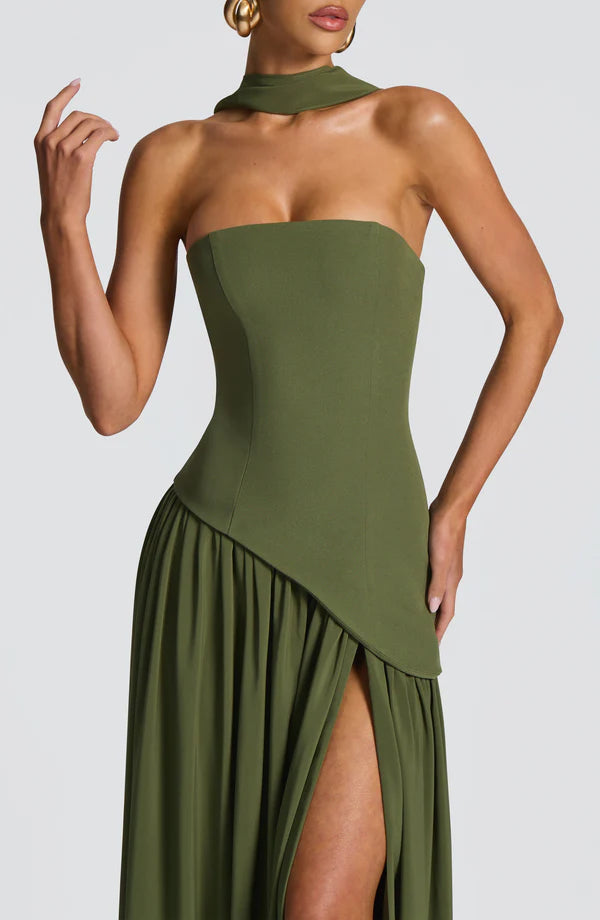 Melanie Strapless Maxi Dress
