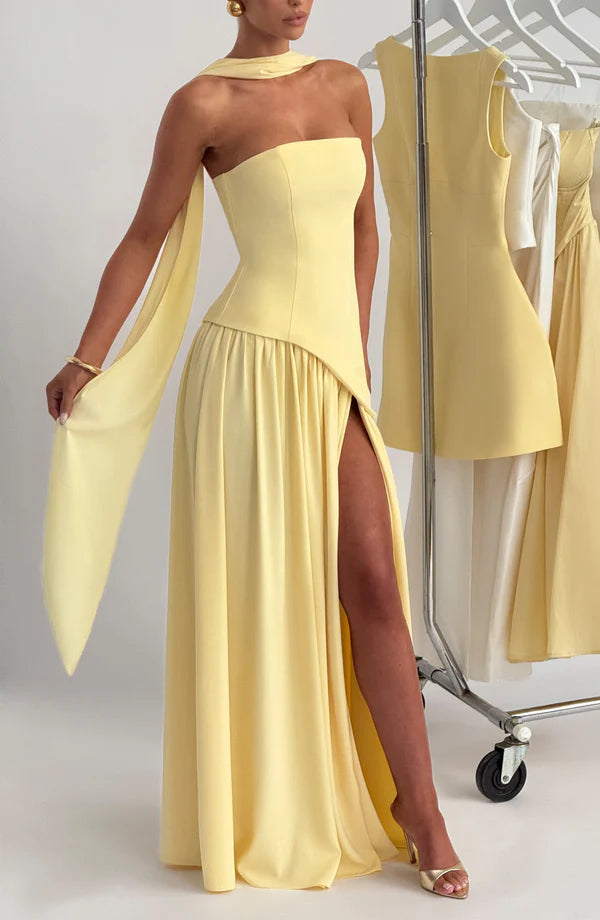 Melanie Strapless Maxi Dress
