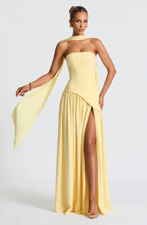 Melanie Strapless Maxi Dress