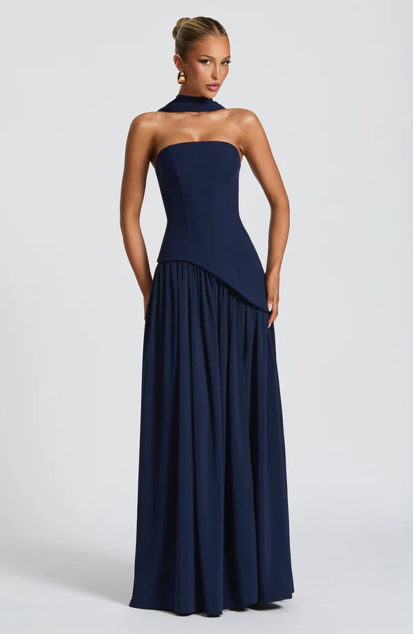 Melanie Strapless Maxi Dress