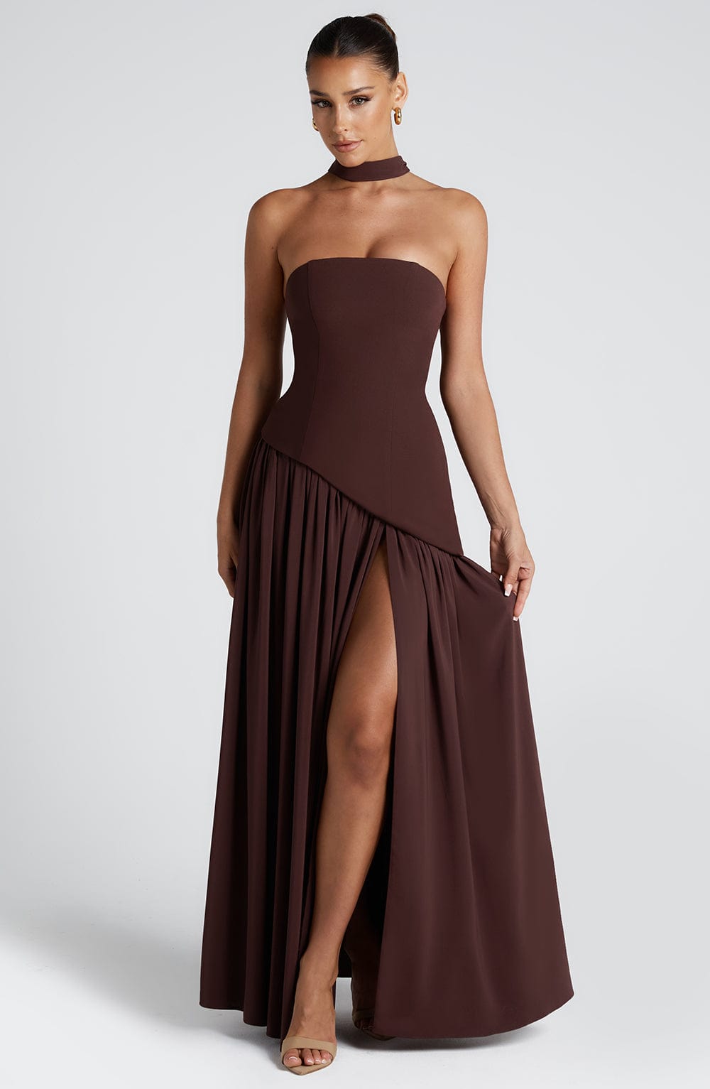 Melanie Strapless Maxi Dress