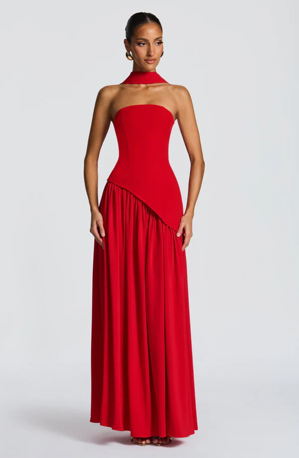 Melanie Strapless Maxi Dress
