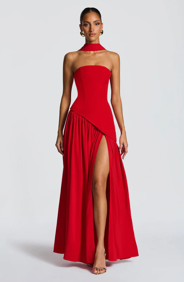 Melanie Strapless Maxi Dress