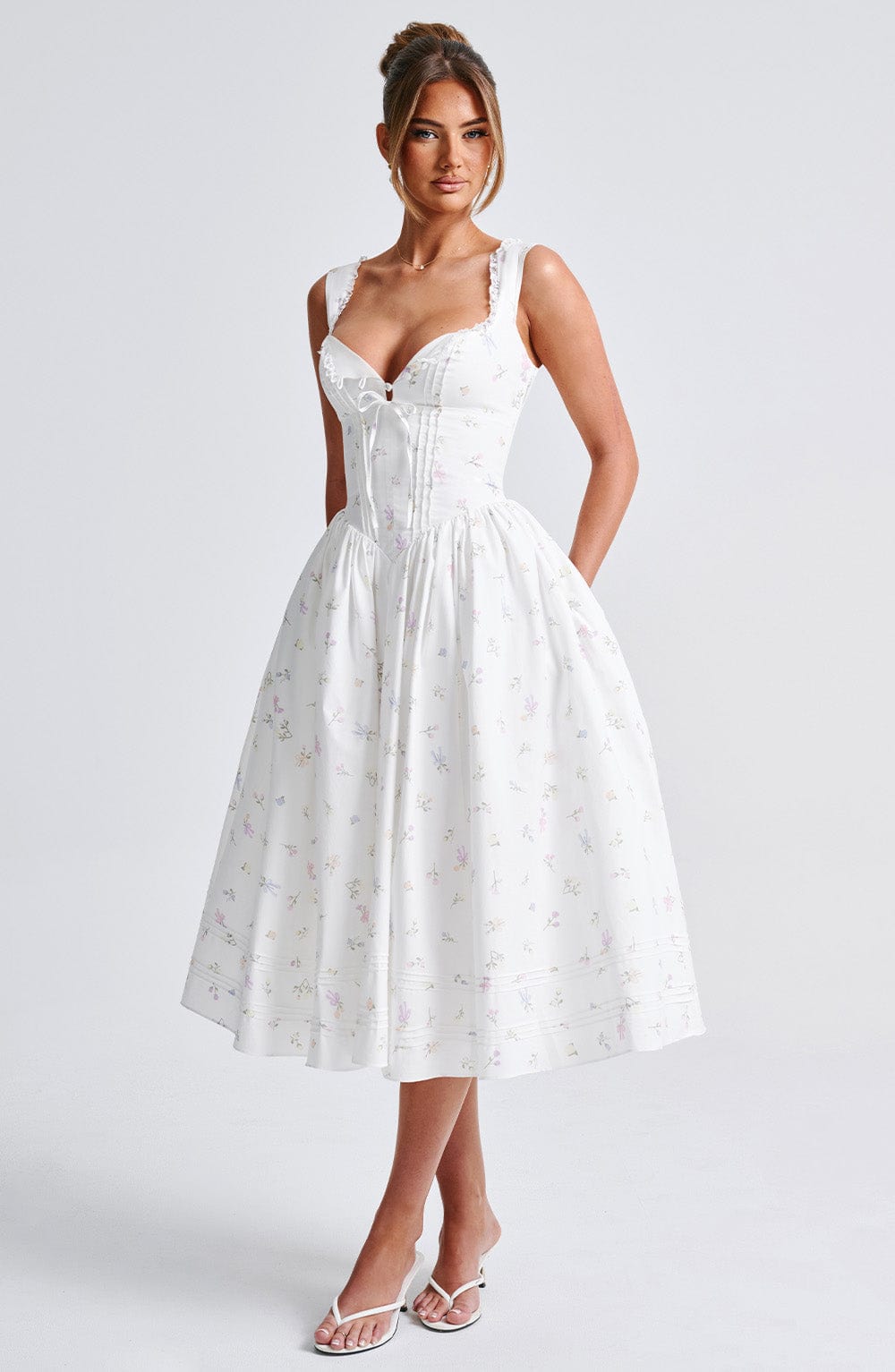 Marlyn Bridal-Inspired Midi Dress