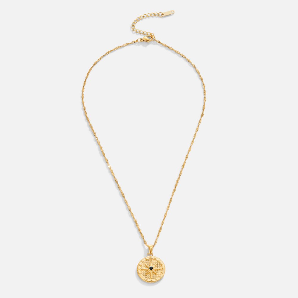 Elegant necklace with charming Moonstar pendant