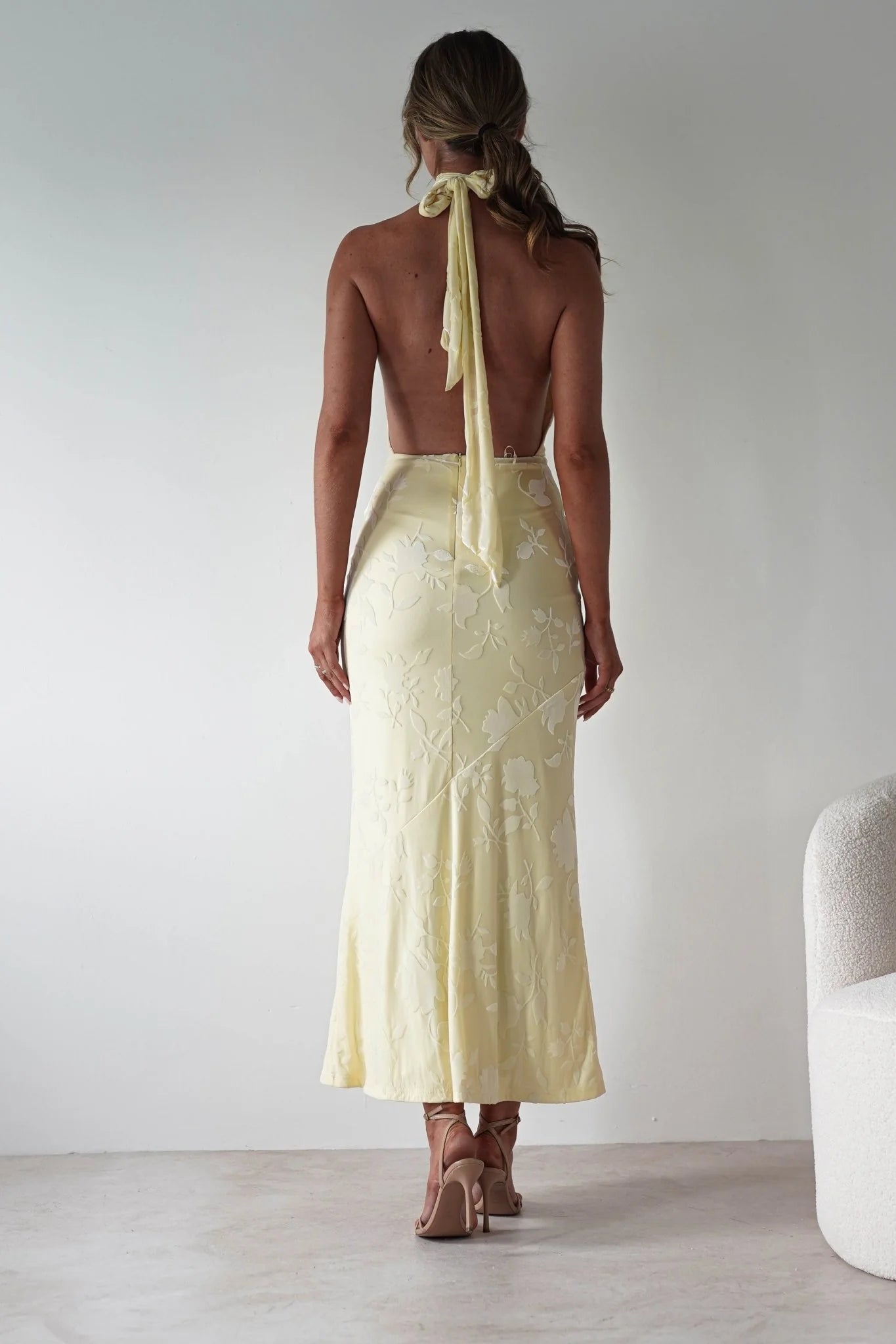 Grayson Floral Jacquard Maxi Dress