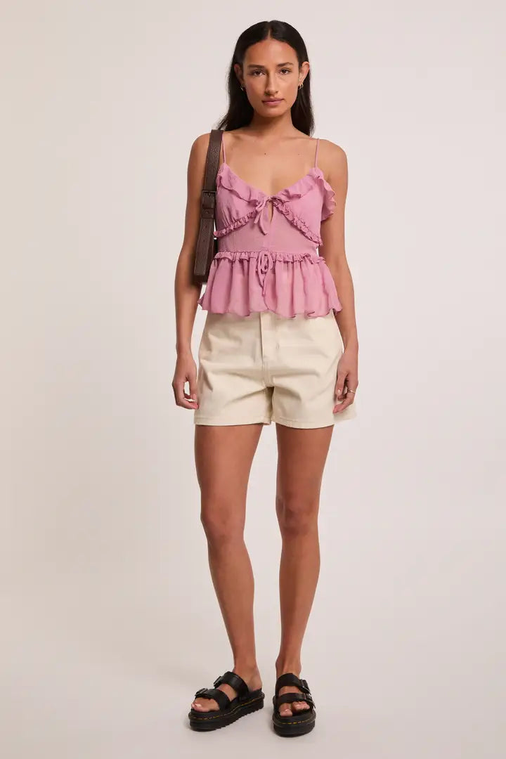 Diana Ruffle Cami Top