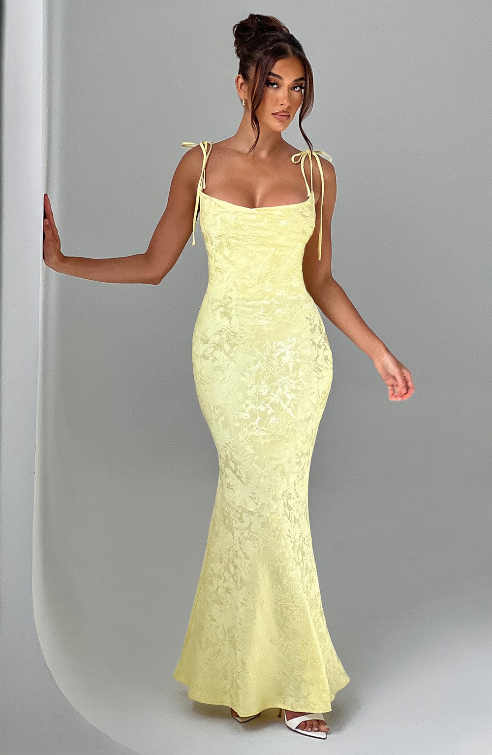 Britney Maxi Dress - Lemon