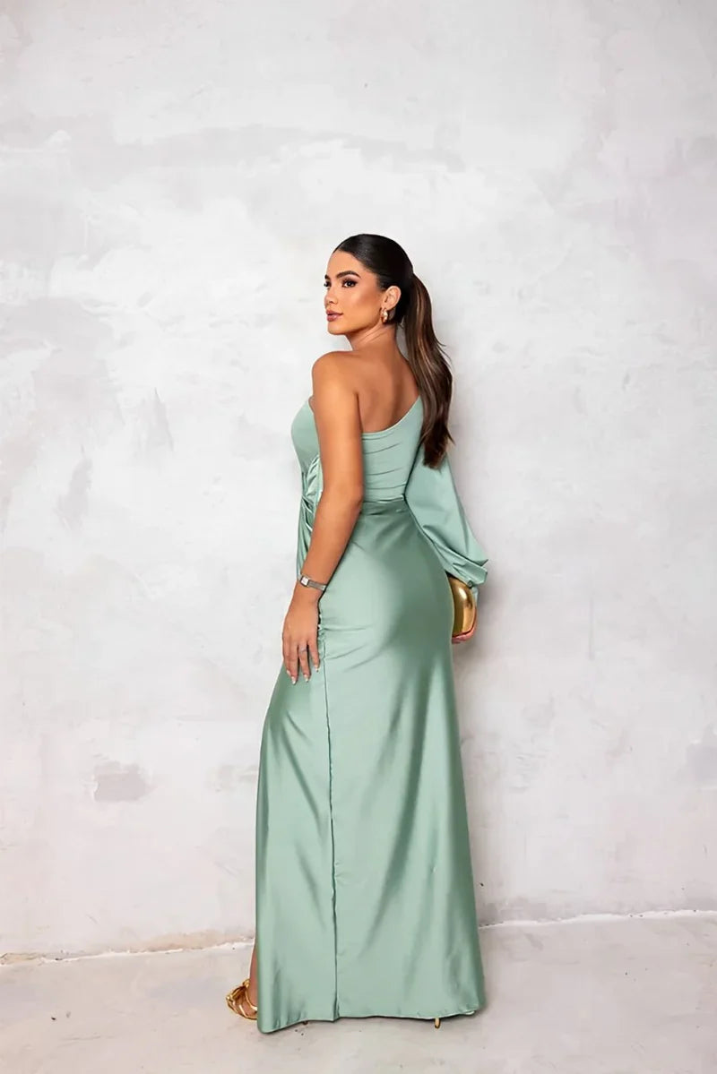 Viviana Elegant Satin Dress