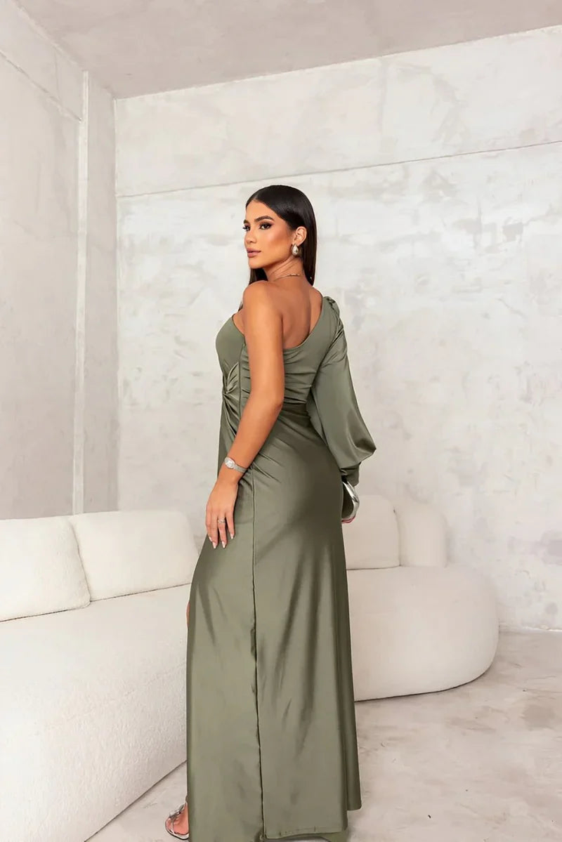 Viviana Elegant Satin Dress